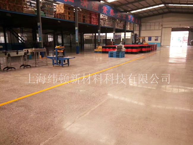 化工厂固化剂地坪交工！